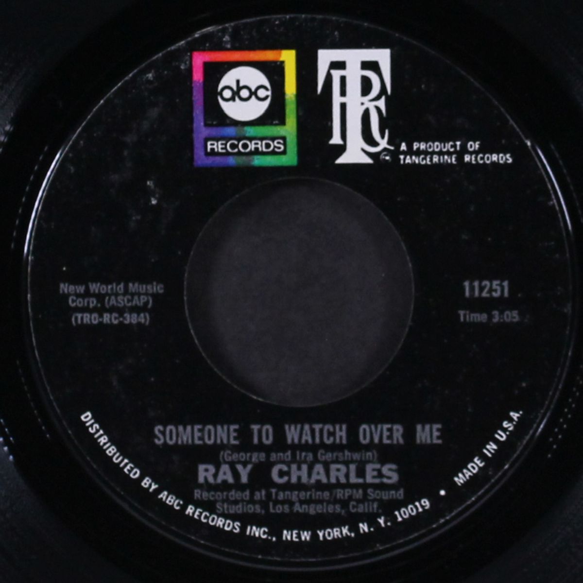 claudie mae / somebody to watch over me by RAY CHARLES