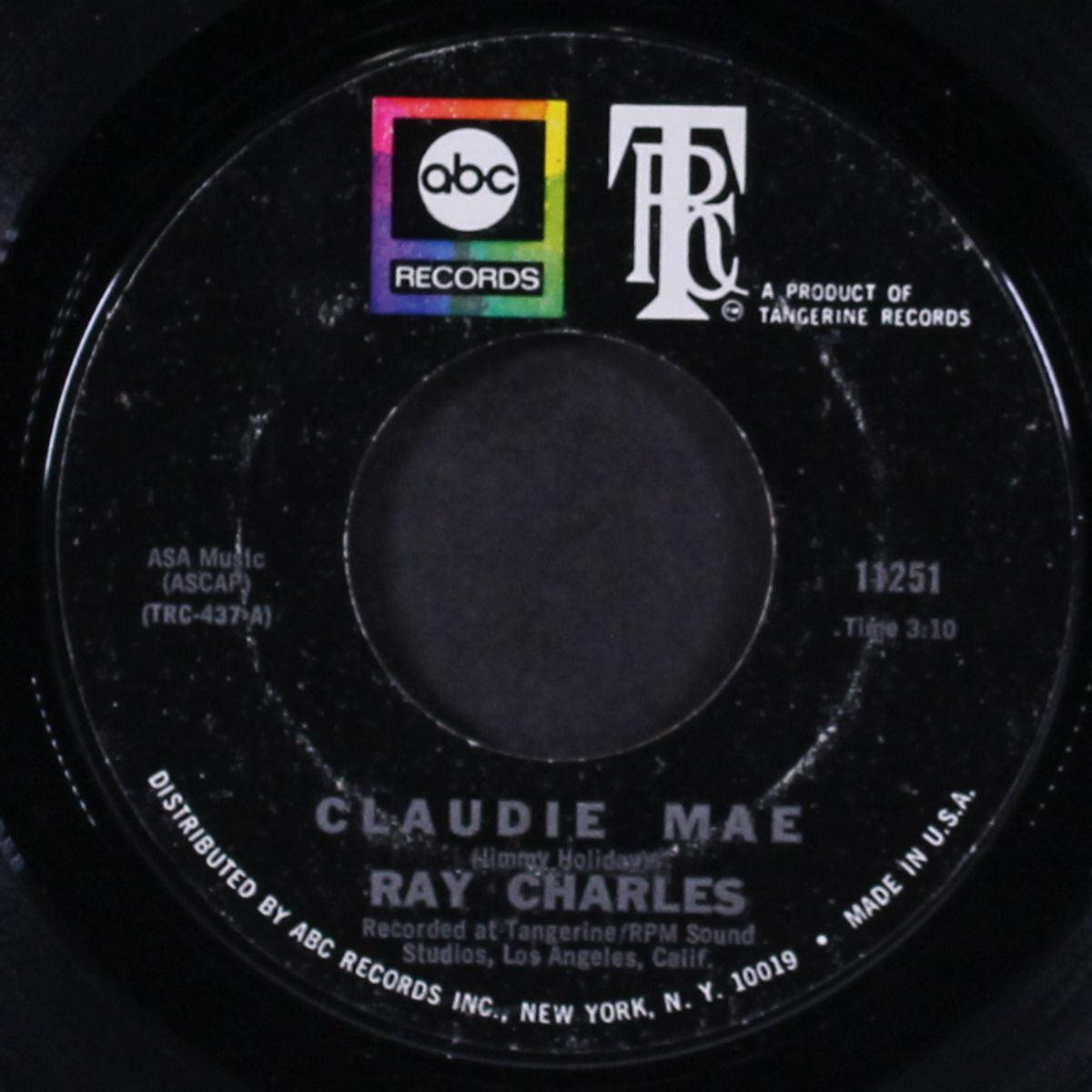 claudie mae / somebody to watch over me by RAY CHARLES