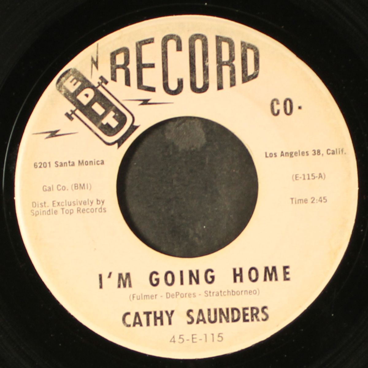 don't let 'em bring you down / i'm going home by CATHY SAUNDERS