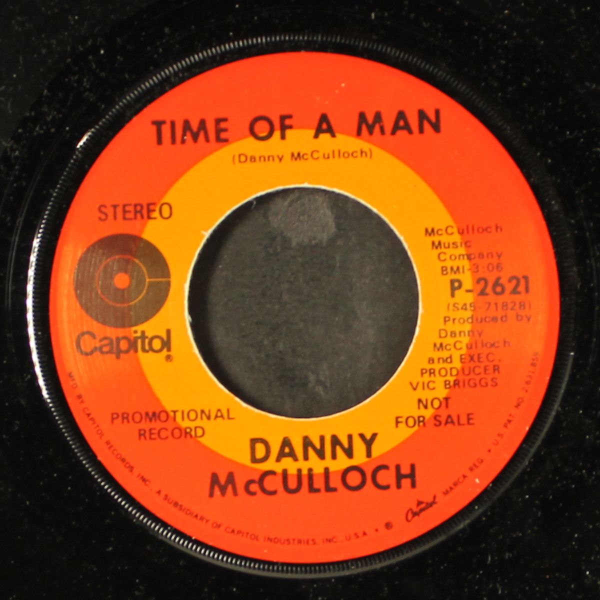 blackbird / time of a man by DANNY MCCULLOCH