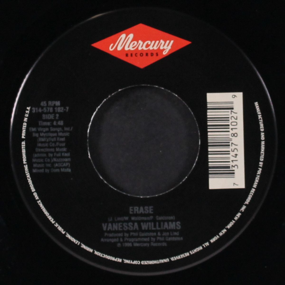 where do we go from here / erase by VANESSA WILLIAMS