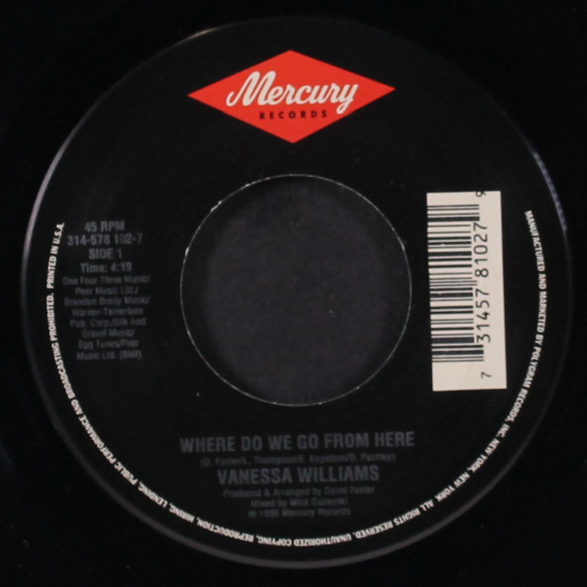 where do we go from here / erase by VANESSA WILLIAMS