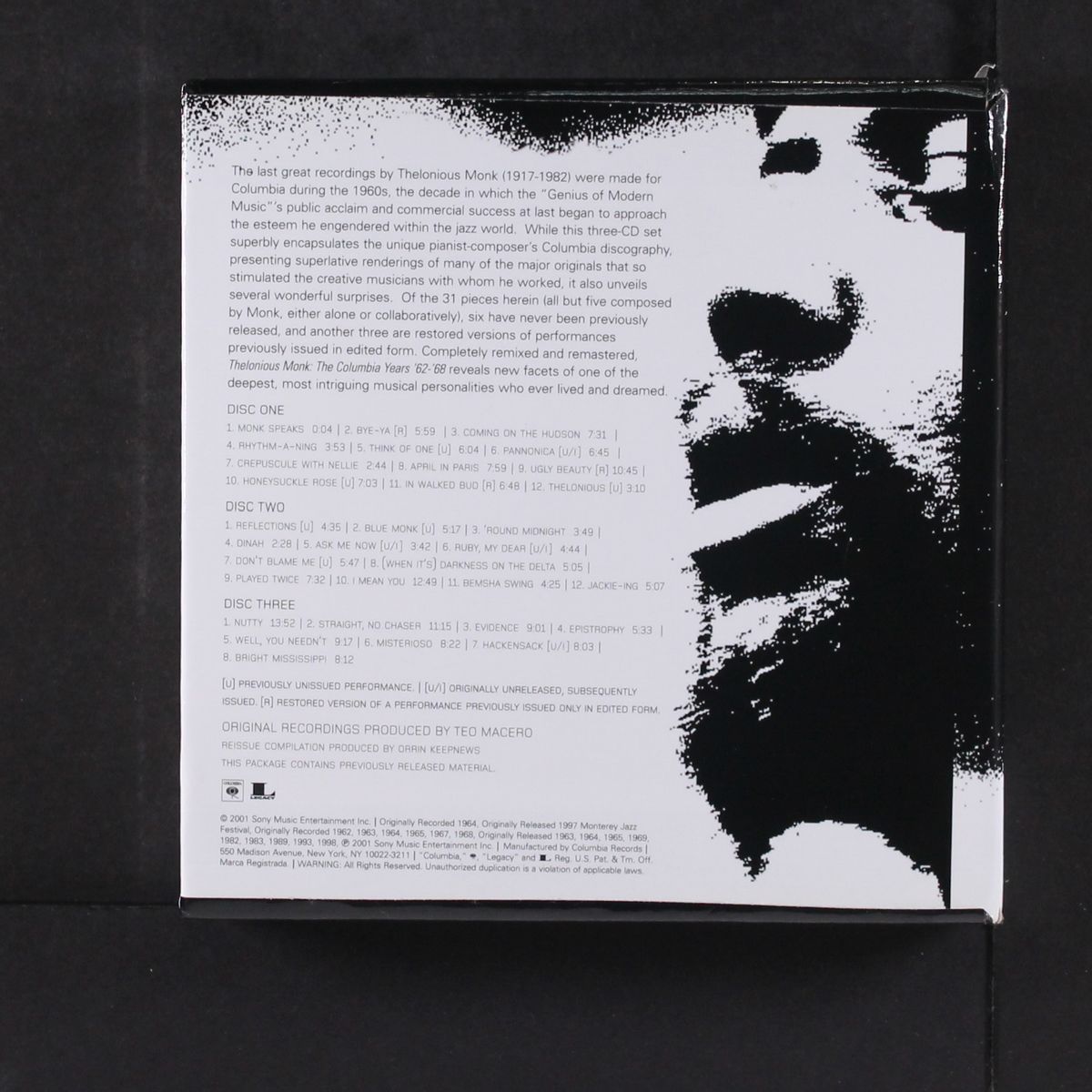 the columbia years '62-'68 by THELONIOUS MONK