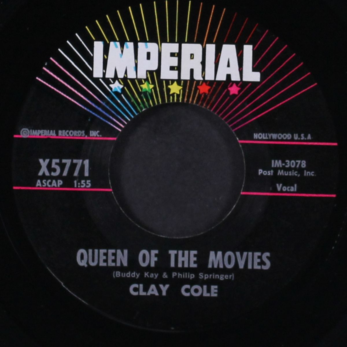 happy times / queen of the movies by CLAY COLE