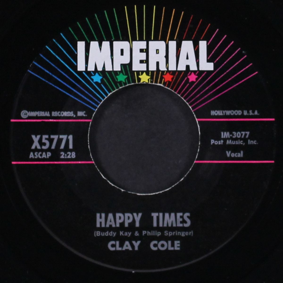 happy times / queen of the movies by CLAY COLE