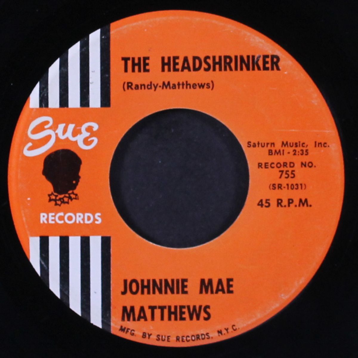 the headshrinker / my little angel by JOHNNIE MAE MATTHEWS