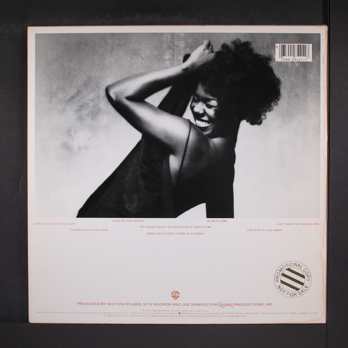 now we may begin by RANDY CRAWFORD