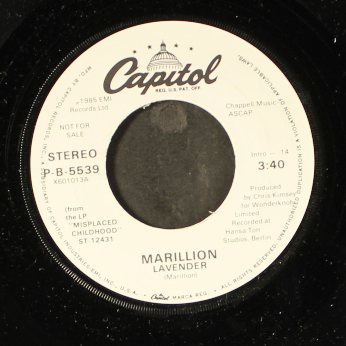 lavender / same by MARILLION