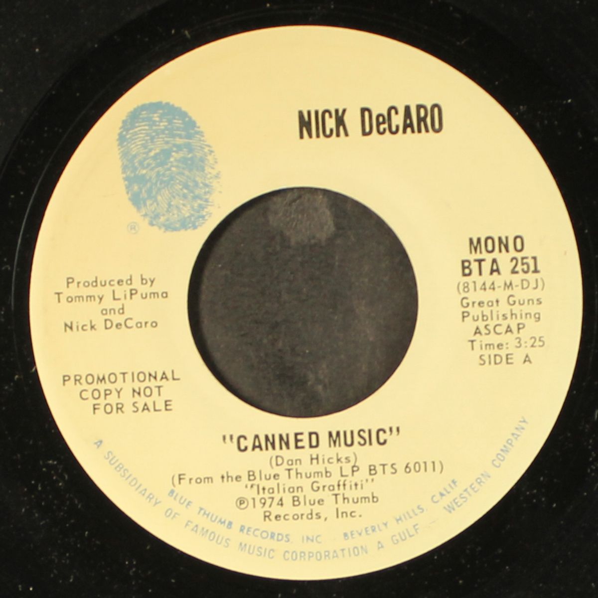 canned music / mono by NICK DECARO