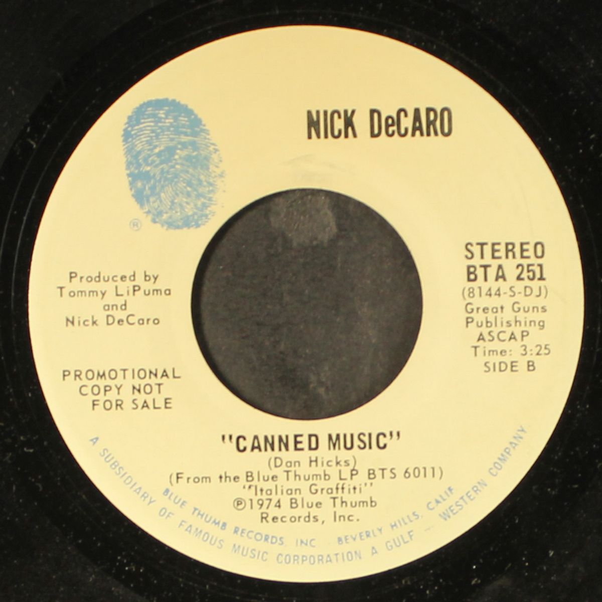 canned music / mono by NICK DECARO