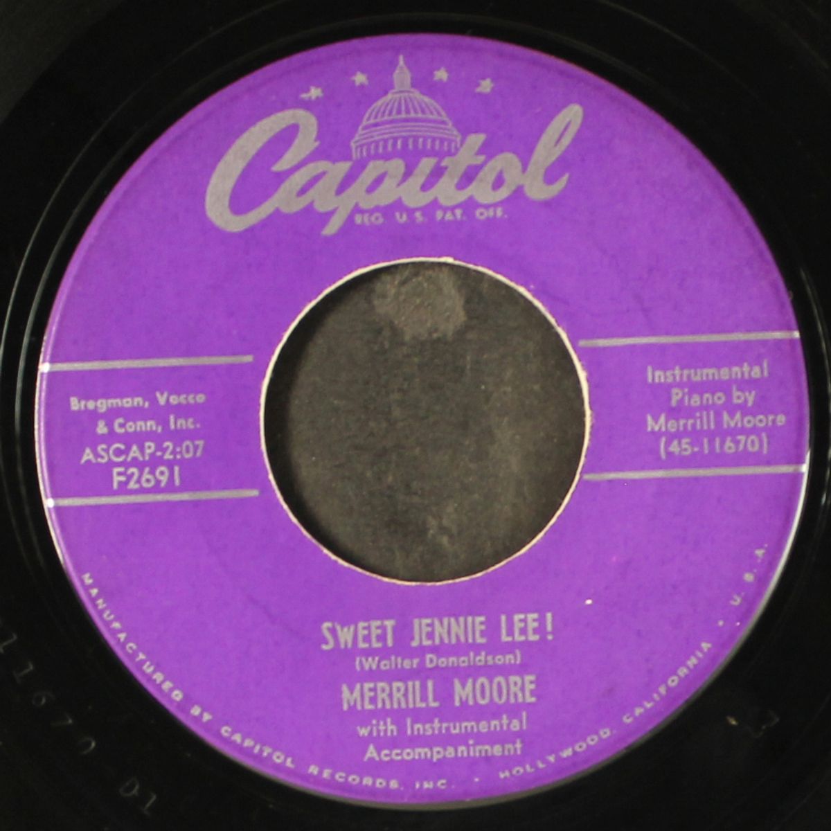 snatchin' and grabbin' / sweet jennie lee! by MERRILL MOORE