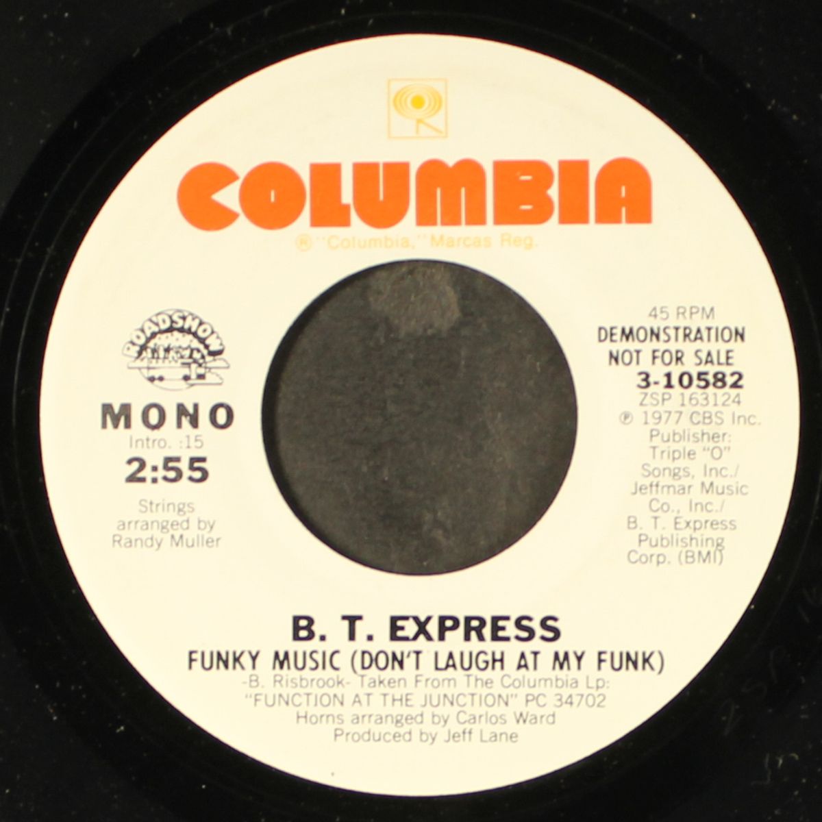 funky music (don't laugh at my funk) / mono by B.T. EXPRESS