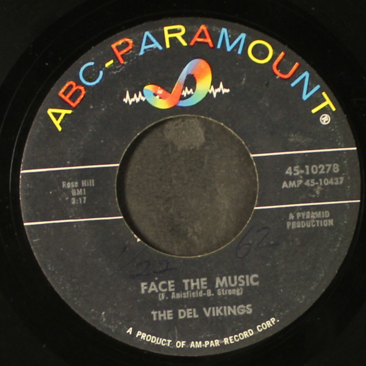 kiss me / face the music by DEL VIKINGS