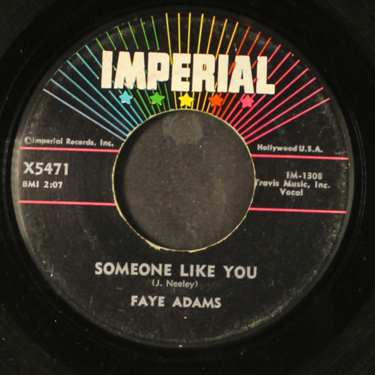 i have a twinkle in my eye / someone like you by FAYE ADAMS