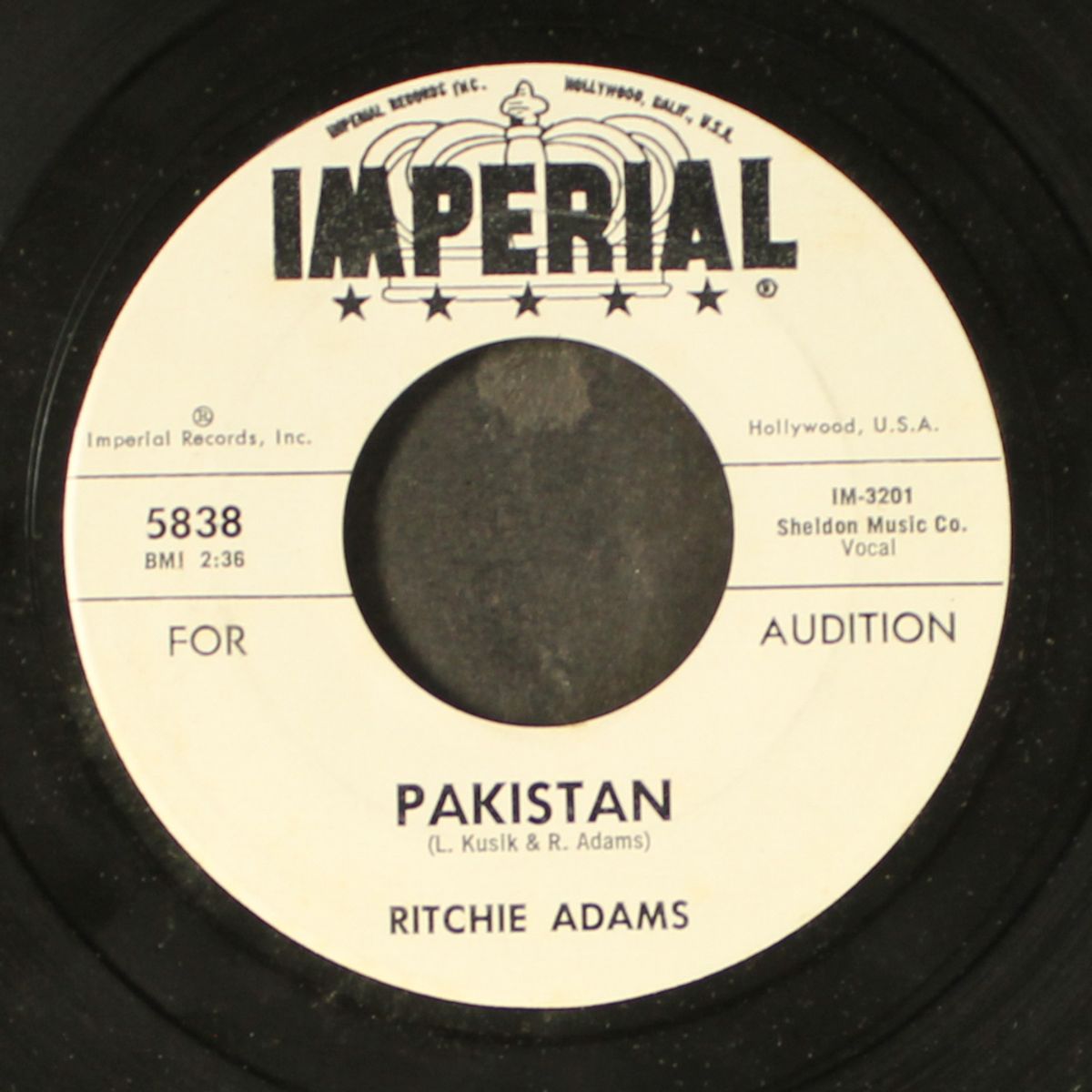 pakistan / my prayer of love by RITCHIE ADAMS