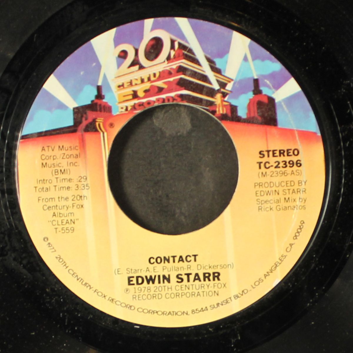 contact / don't waste your time by EDWIN STARR