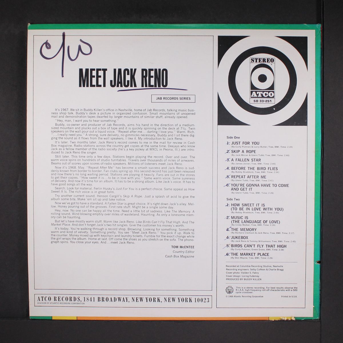 meet jack reno by JACK RENO