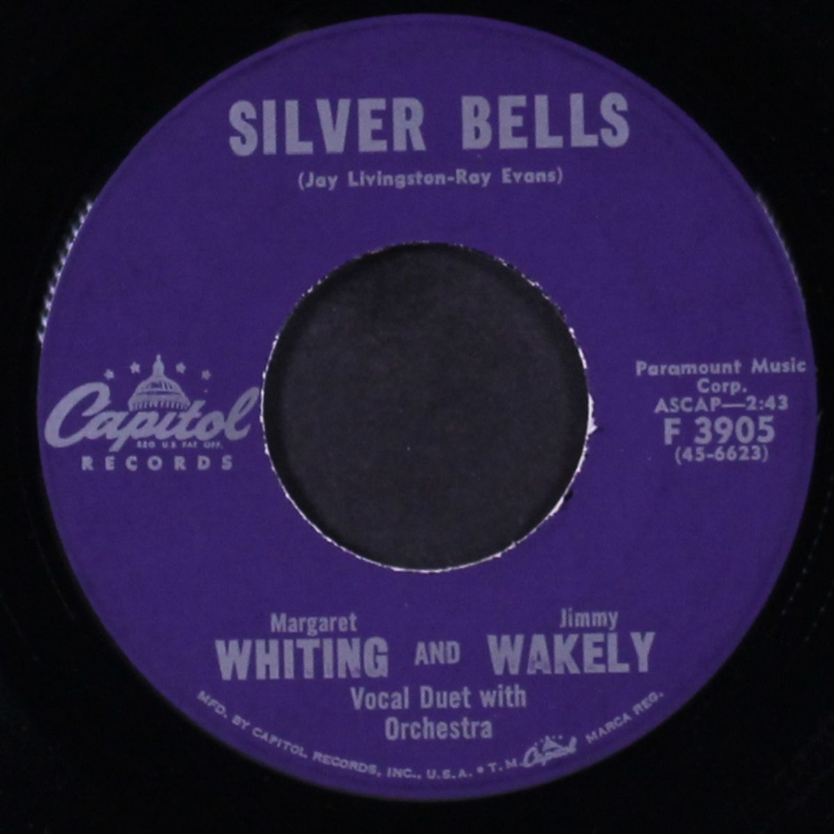 silver bells / christmas candy by MARGARET WHITING & JIMMY WAKELY