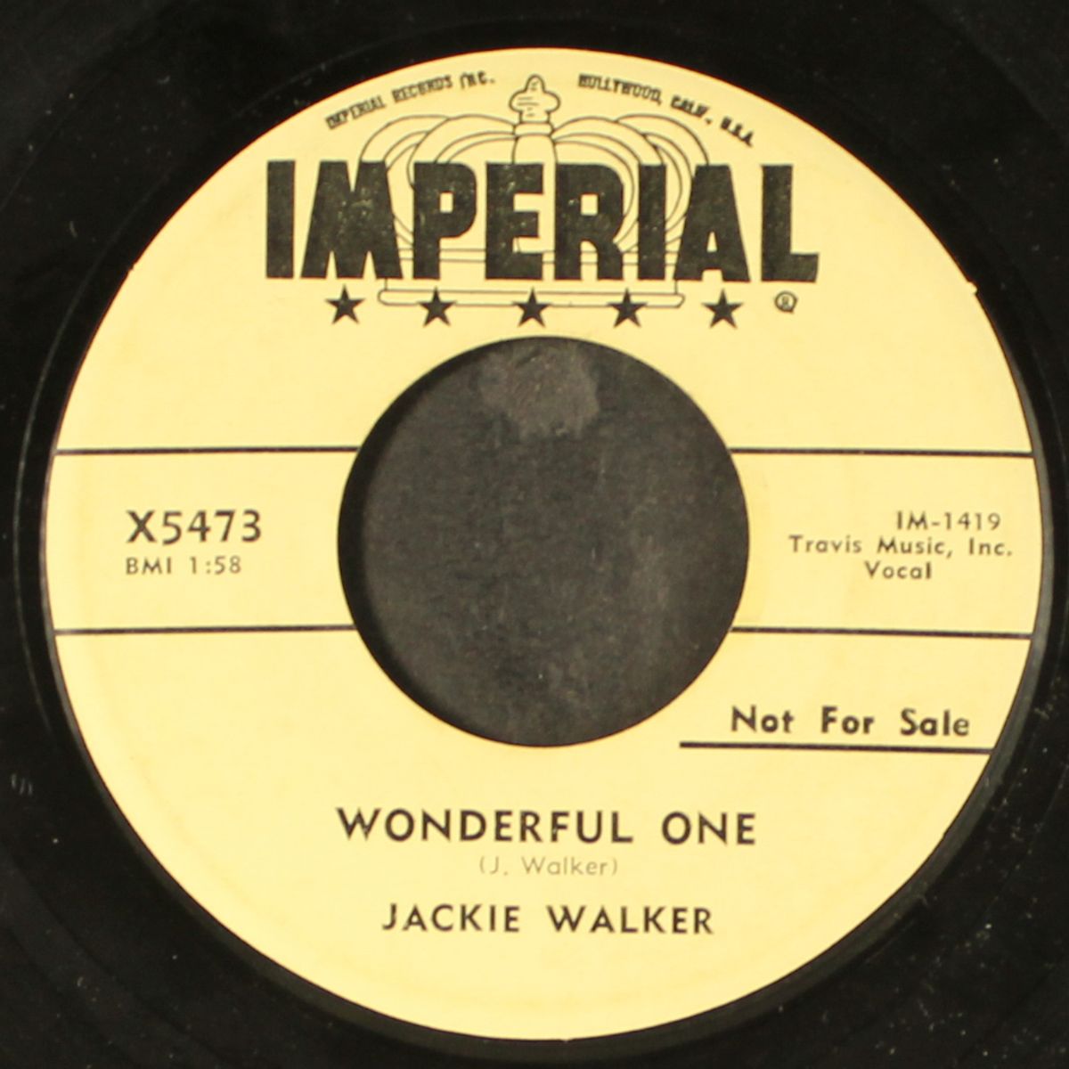 peggy sue / wonderful one by JACKIE WALKER