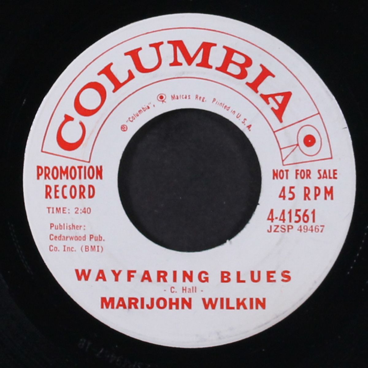 carmel by the sea / wayfaring blues by MARIJOHN WILKIN