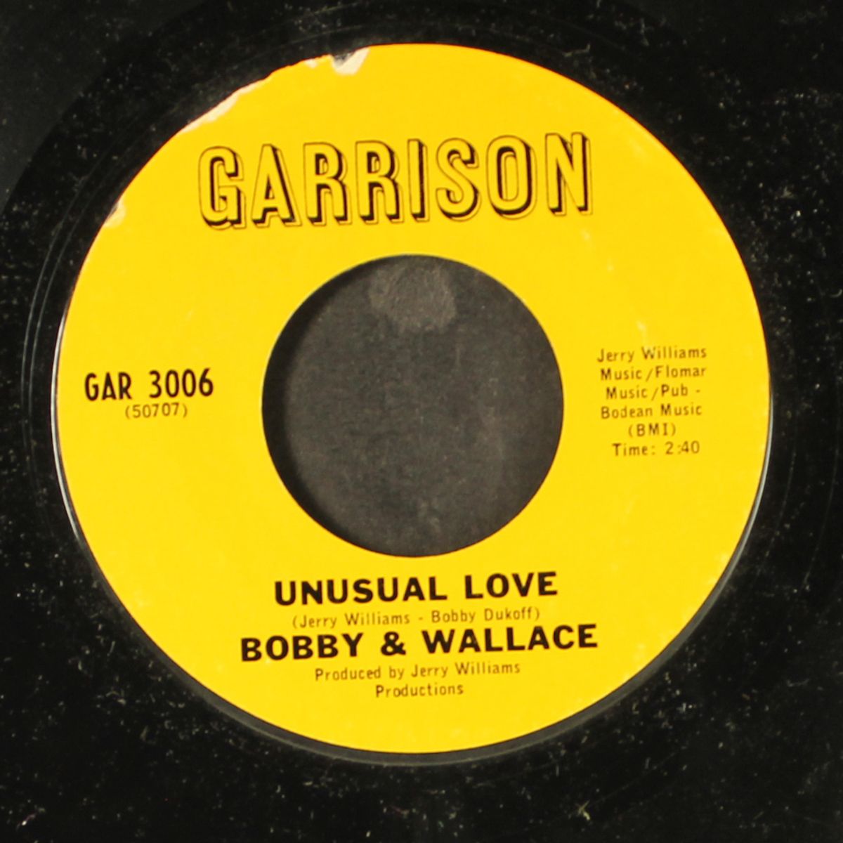 move on drifter / unusual love by BOBBY & WALLACE