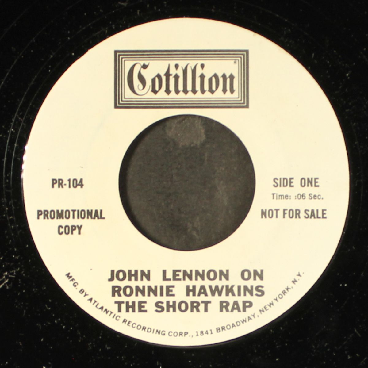 on ronnie hawkins: the short rap / long by JOHN LENNON