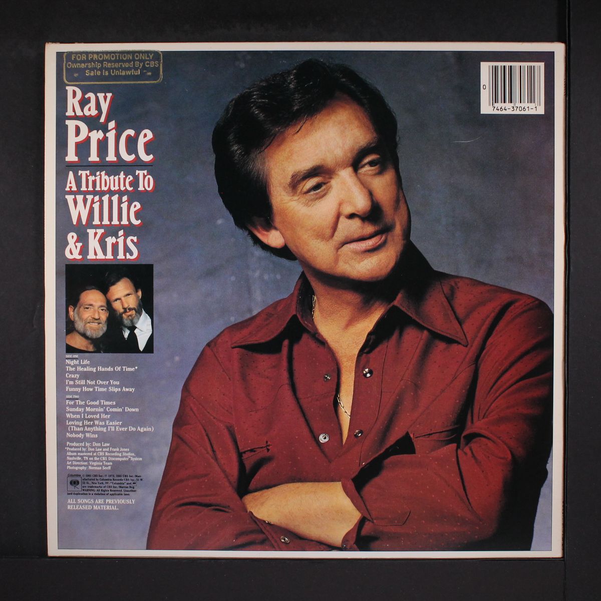 a tribute to willie and kris by RAY PRICE