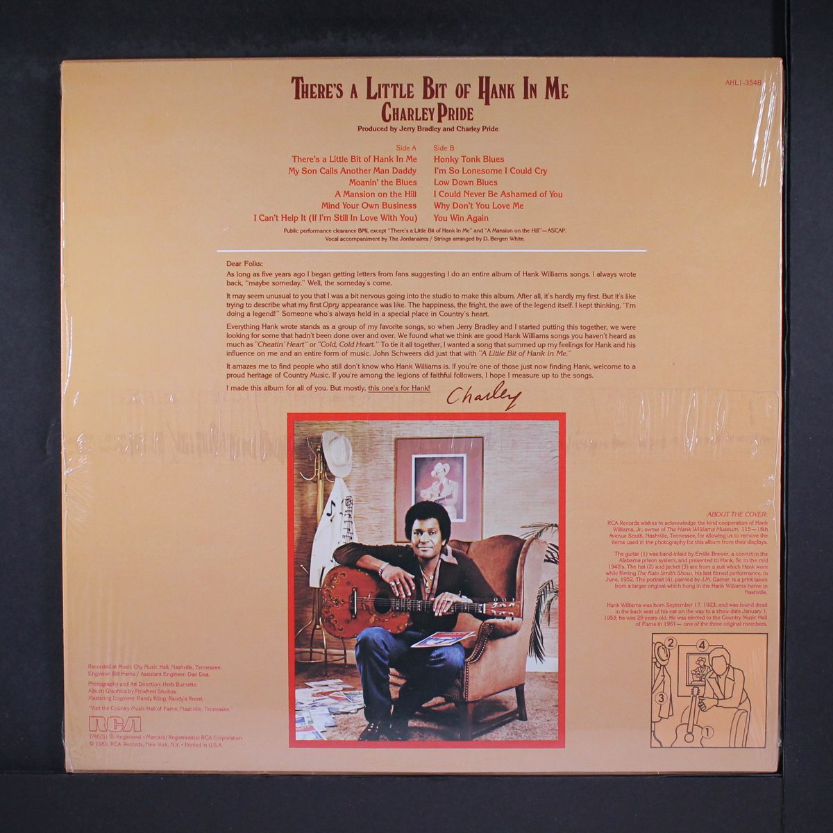 there's a little bit of hank in me by CHARLEY PRIDE