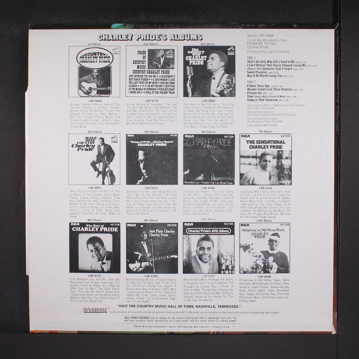 from me to you by CHARLEY PRIDE