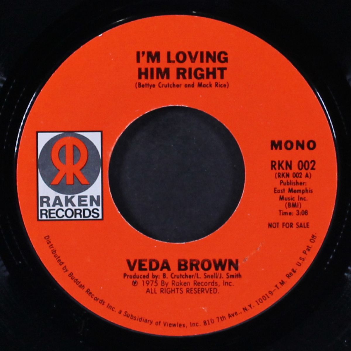 i'm loving him right / mono by VEDA BROWN