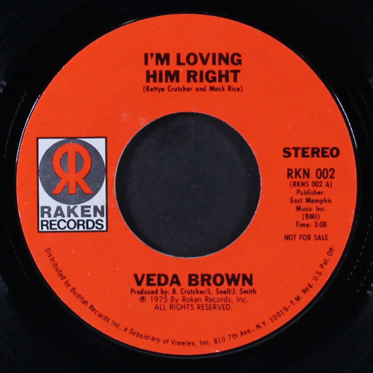 i'm loving him right / mono by VEDA BROWN