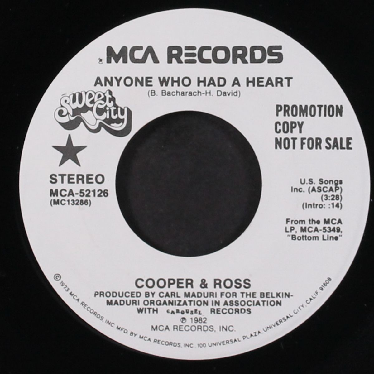 anyone who had a heart / same by COOPER & ROSS