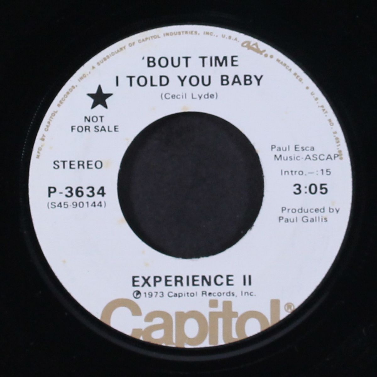 freedom train / 'bout time i told you baby by EXPERIENCE II