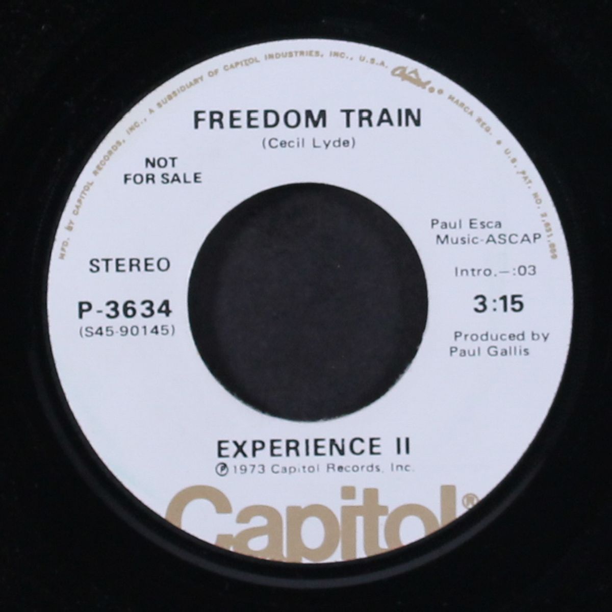 freedom train / 'bout time i told you baby by EXPERIENCE II