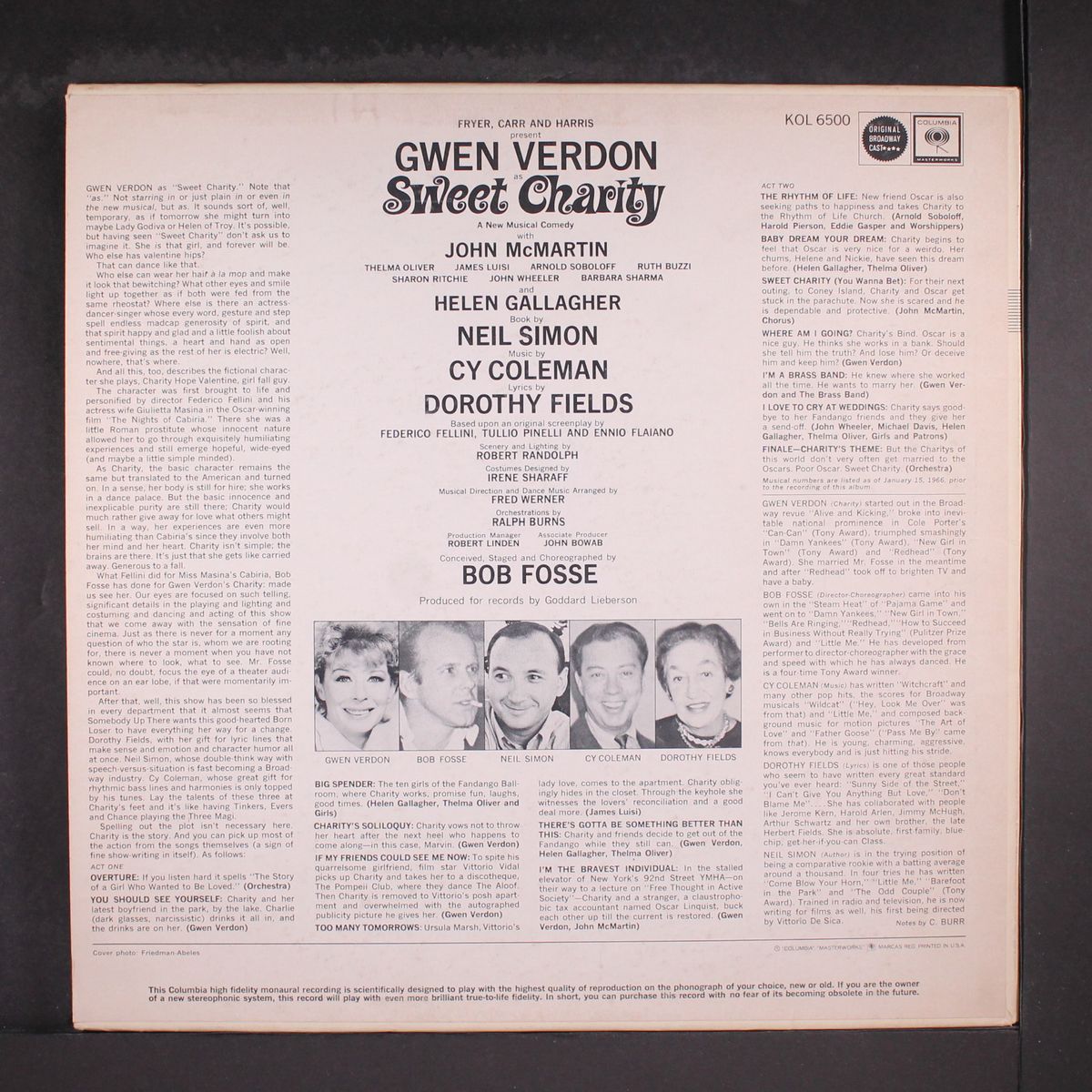 sweet charity by ORIGINAL CAST