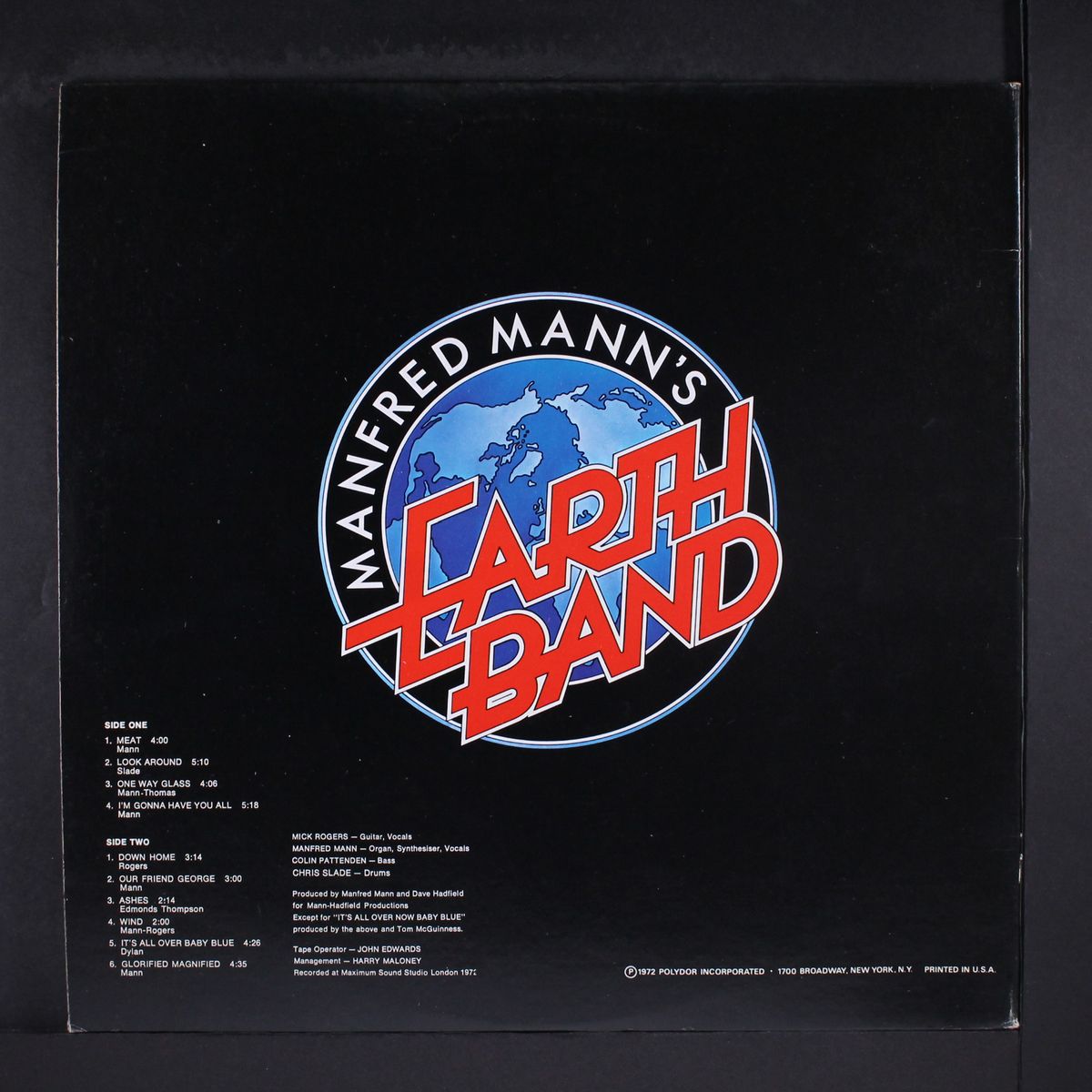 glorified magnified by MANFRED MANN'S EARTH BAND