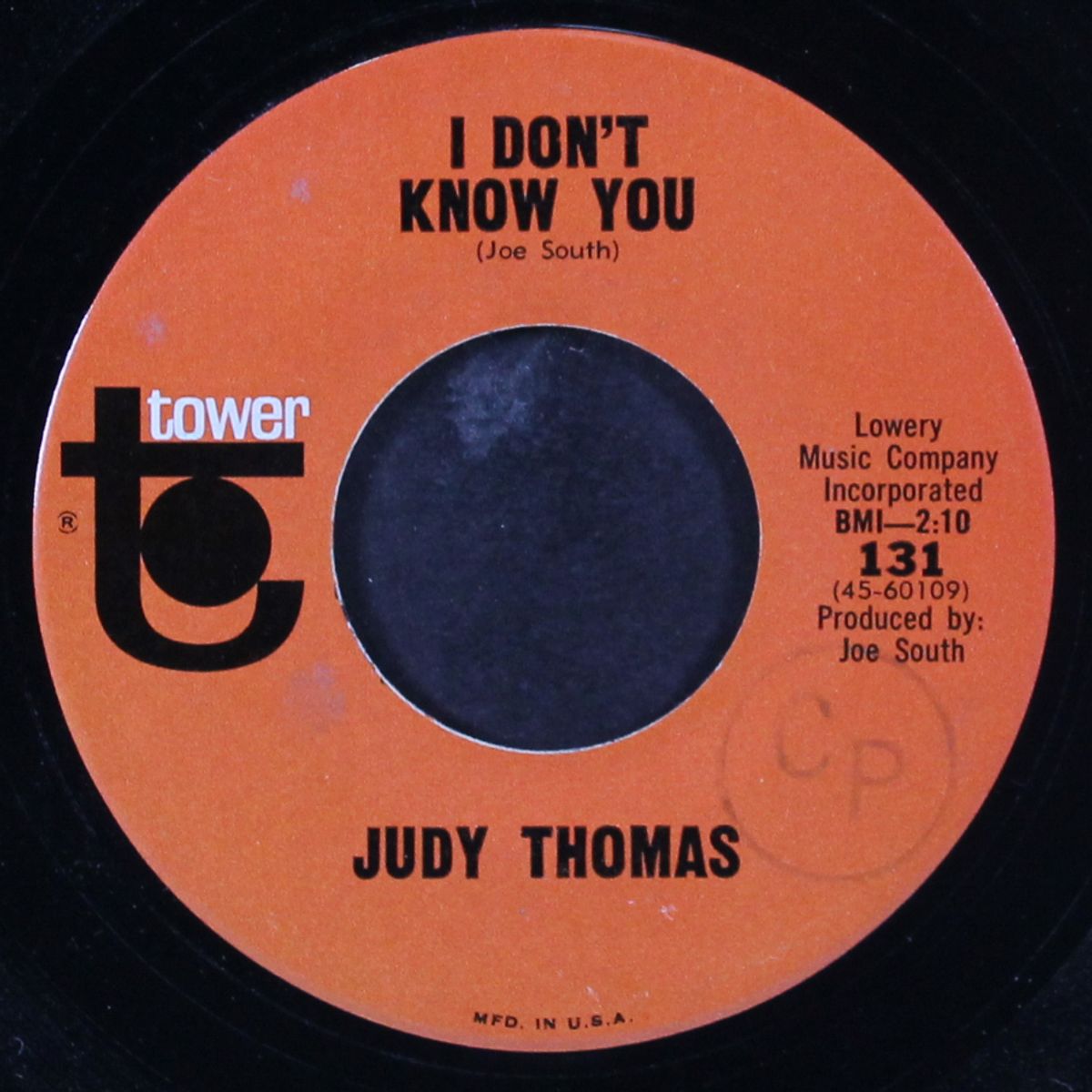 i don't know you / a little bit of happiness by JUDY THOMAS