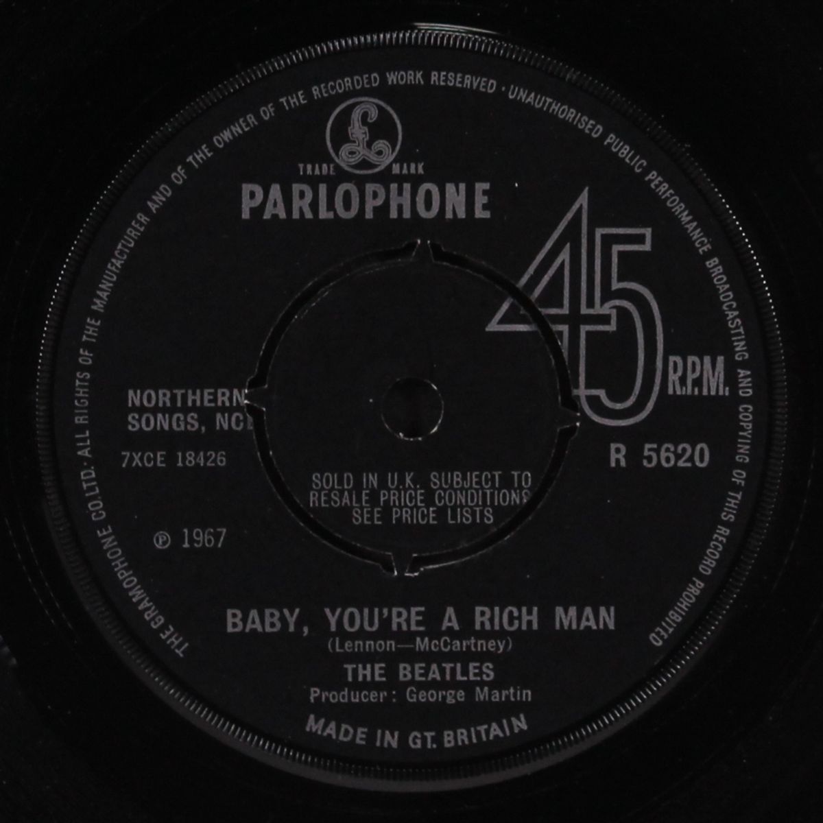 all you need is love / baby you're a rich man by BEATLES