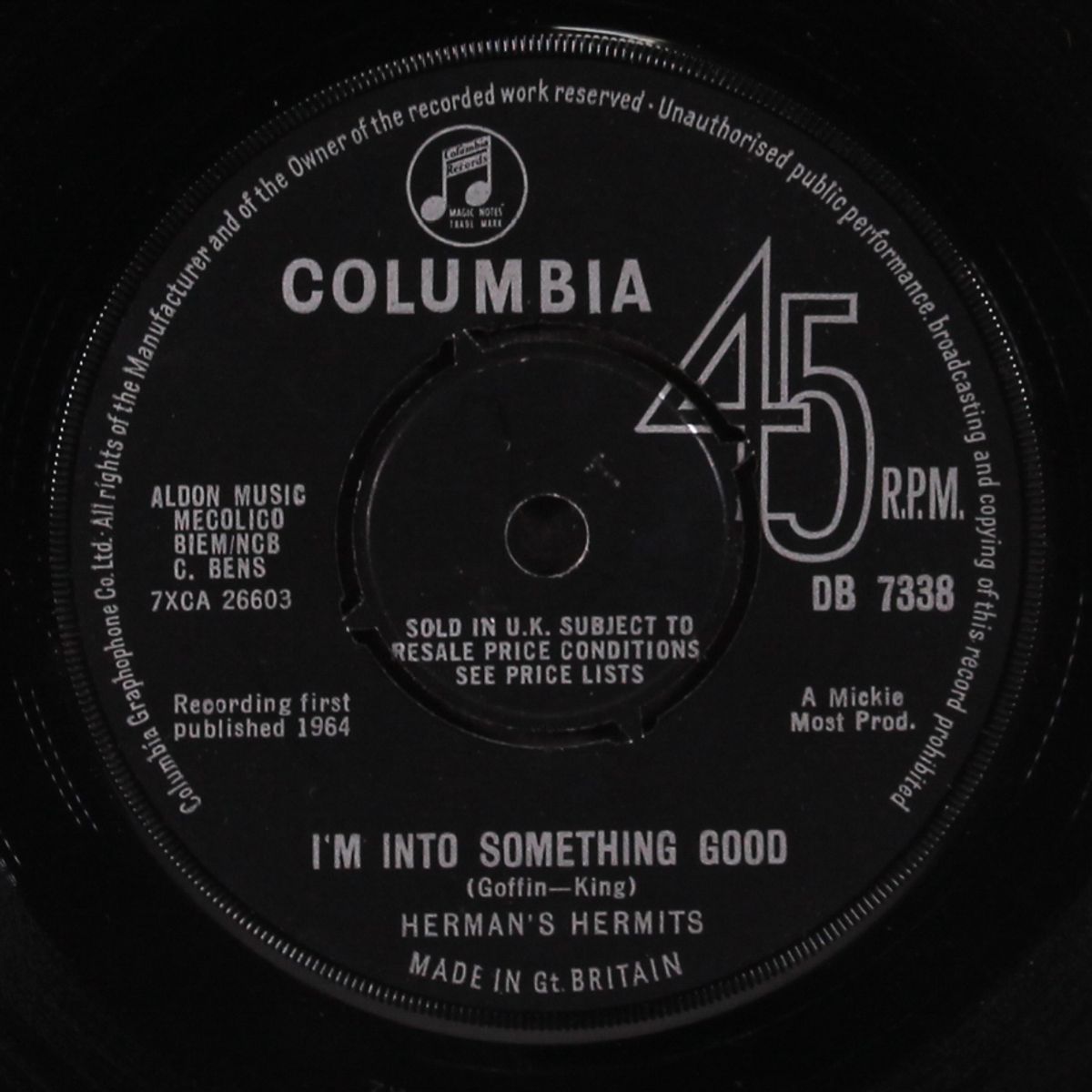 i'm into something good / your hand in mine by HERMAN'S HERMITS