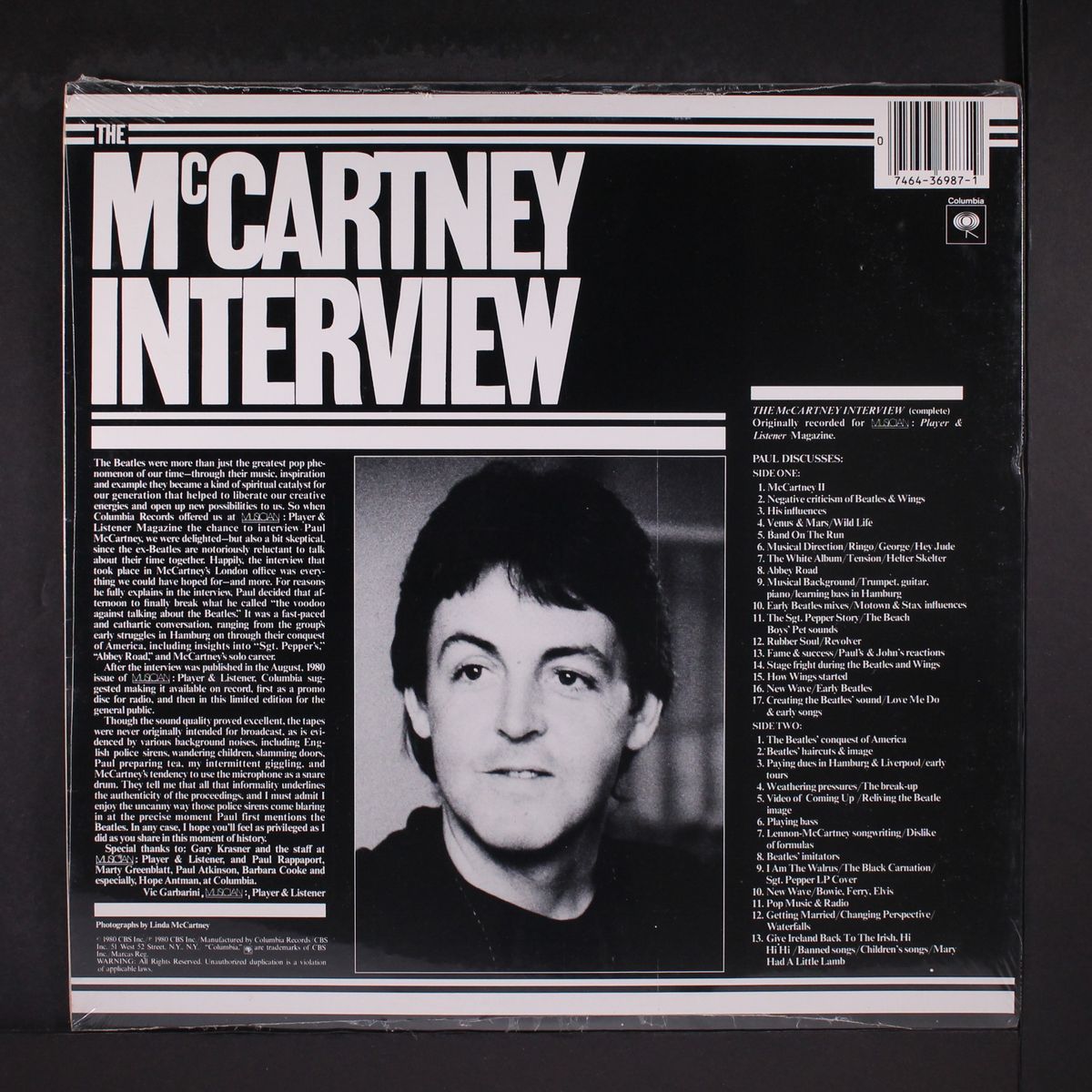 the mccartney interview by PAUL MCCARTNEY