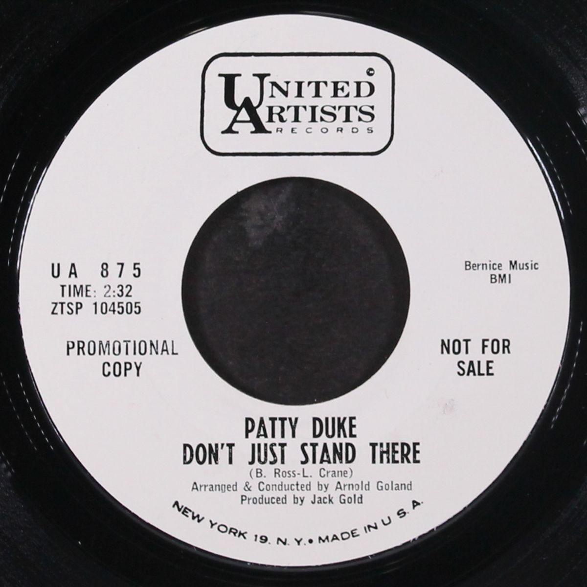 don't just standthere by PATTY DUKE