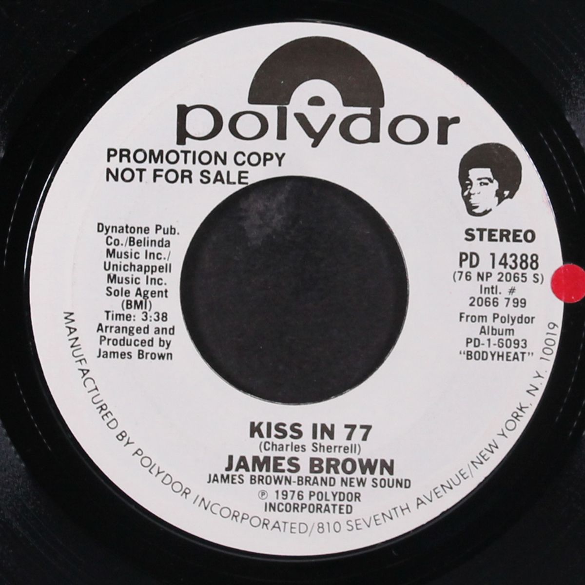 kiss in 77 by JAMES BROWN