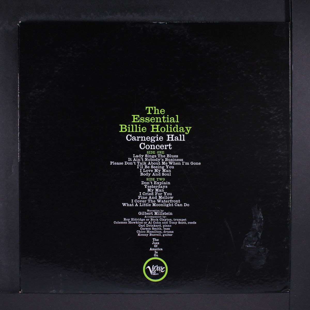 the essential, carnegie hall concert by BILLIE HOLIDAY