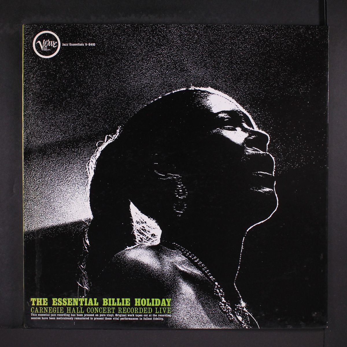 the essential, carnegie hall concert by BILLIE HOLIDAY