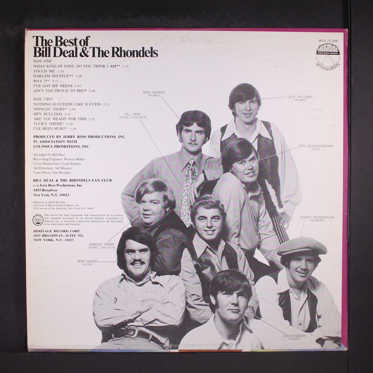 the best of by BILL DEAL & RHONDELS