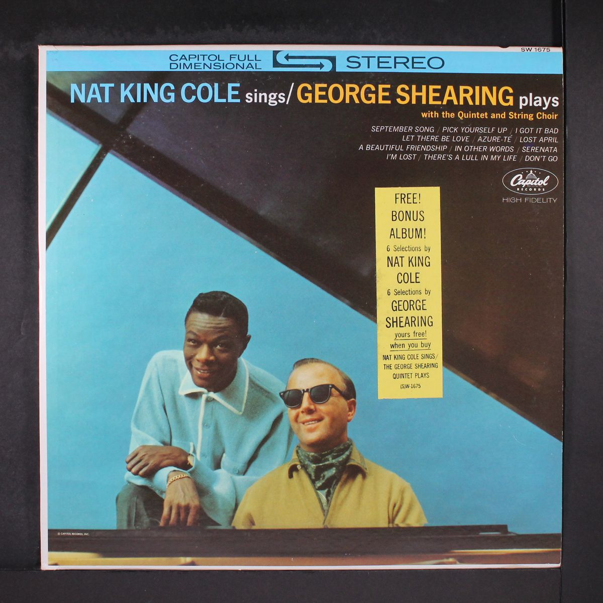 sings/plays by NAT KING COLE & GEORGE SHEARING