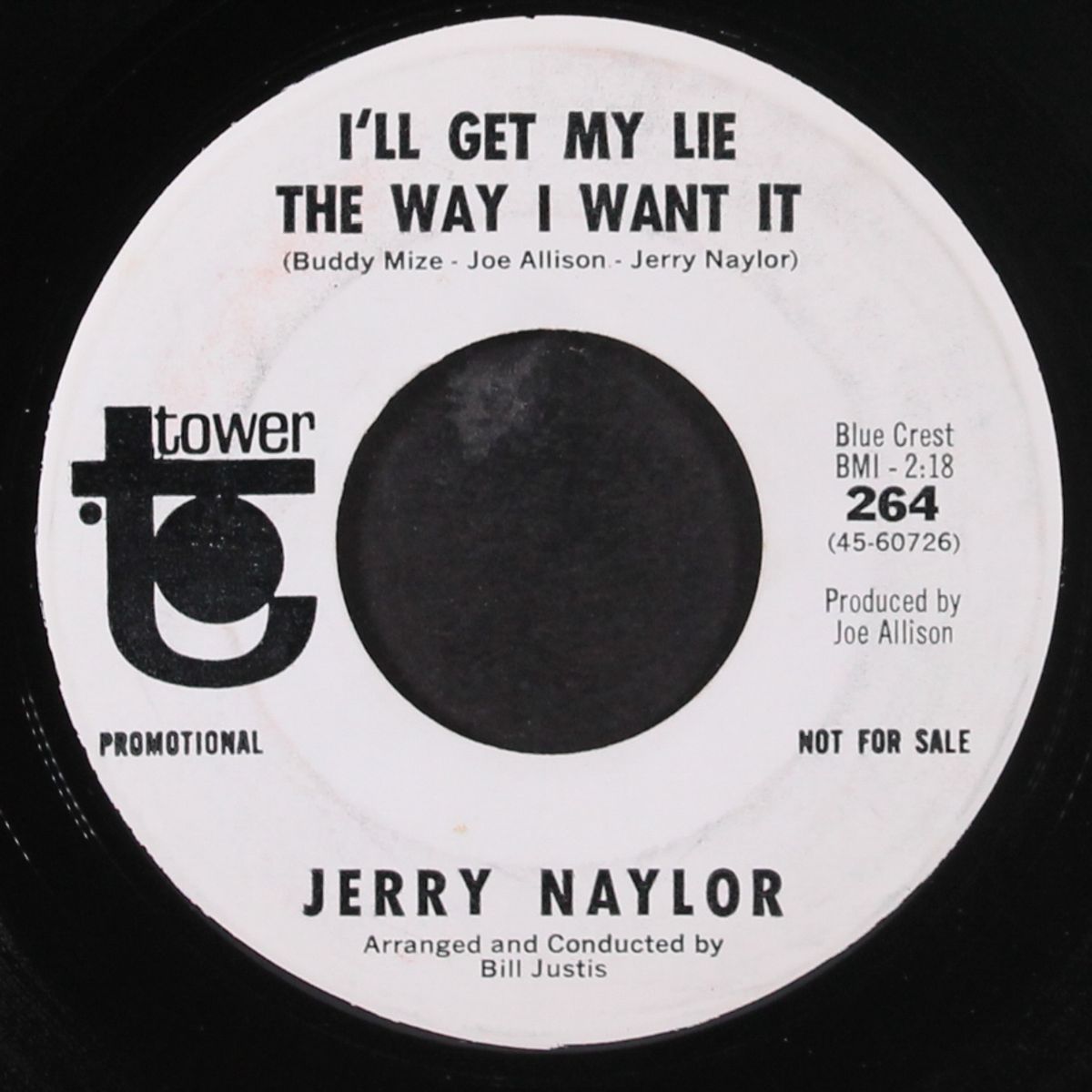 almost persuaded / i'll get my lie the way i want it by JERRY NAYLOR