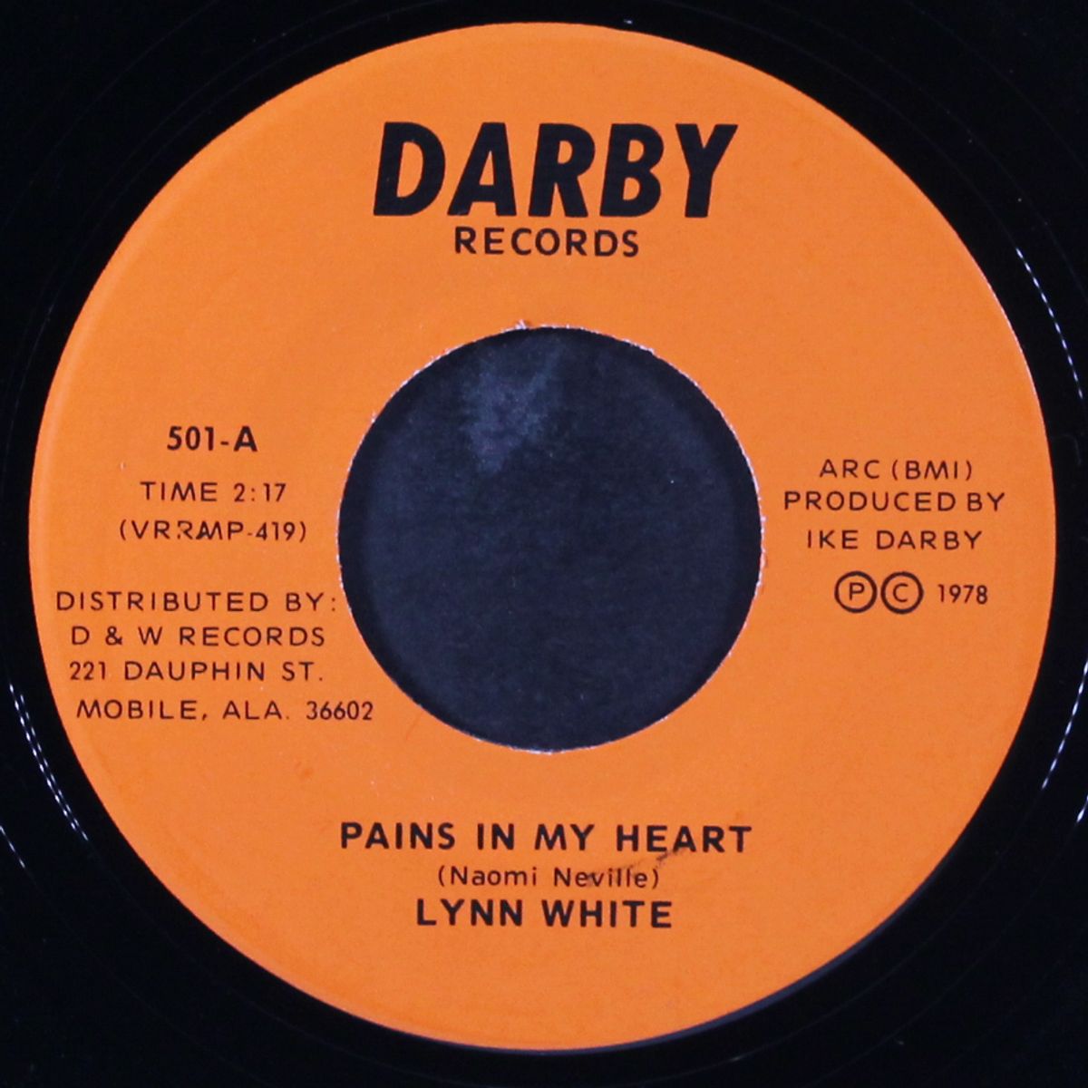 pains in my heart / blues in my bedroom by LYNN WHITE