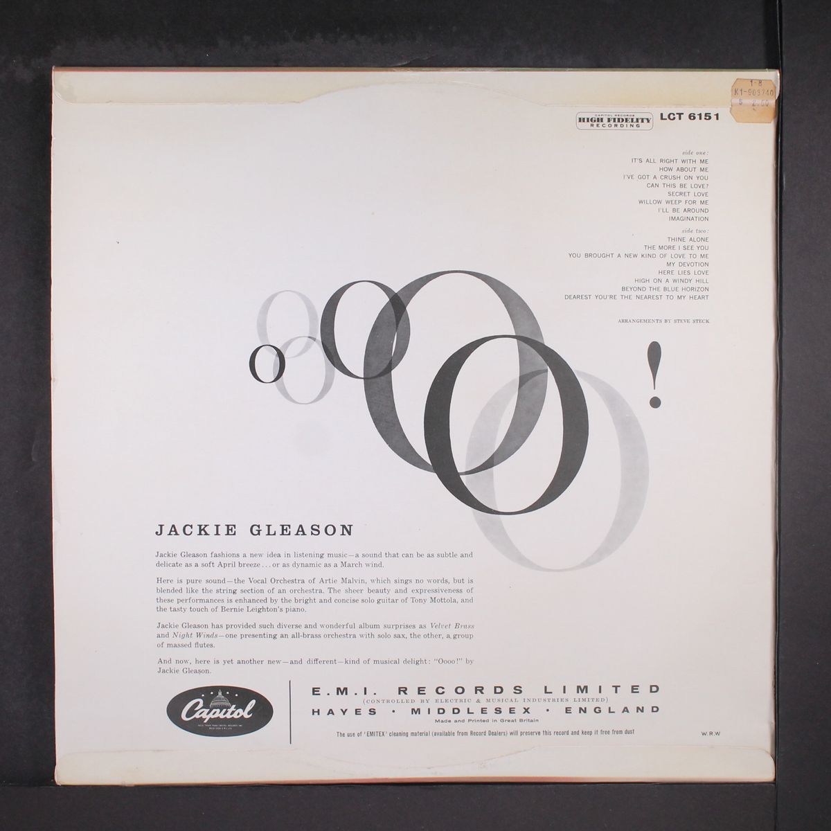 oooo! by JACKIE GLEASON