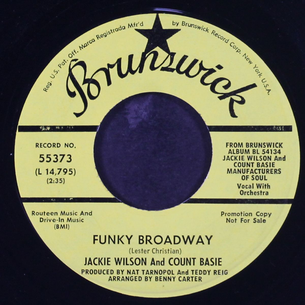 chain gang / funky broadway by JACKIE WILSON & COUNT BASIE